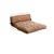 Atelier del Sofa Dvosed na razvlačenje Fold Kadife 2 120x24x75cm Kamel