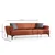 Atelier del Sofa Trosed na razvlačenje Hamlet 95x77x230cm Bronzani