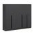 Hanah home Ormar Kale Plus 225x210x52cm Antracit