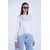 Trend Alacati Stili Ženska bluza Alc-X15156, Bela