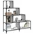 Regal za knjige s 4 razine boja hrasta 139x33,5x149 cm drveni