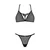 Sexy veš set 2-delni Celia Noir - XL/2XL