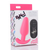 Bang! Remote Control 21X Vibrating Silicone Butt Plug Pink