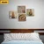 Komplet slik Feng Shui v bež odtenkih - 4x 60x60