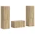 Set TV komoda 5 pcs Sonoma hrast Konstruirano drvo