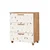 Hanah Home Komoda Leva Gravis Line 80x95x43cm Bež-Bela