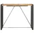 Barska miza 140x70x110 cm iz trdnega mangovega lesa