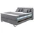 Mömax Postelja Boxspring Tabea, Temno Rjava, 160x200