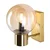 Zidna lampa SFERIO 1xE14/5W/230V mesing/zadimljeno bež