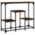Konzolni stol boja hrasta 89,5 x 28 x 76 cm konstruirano drvo