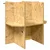 Osnovica za terarij Smeđa 50 x 50 x 50 cm OSB