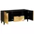 TV ormar Crna i zlatna 105 x 33 x 46 cm Konstruirano drvo