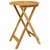 Vidaxl Vrtnik Bistro Set 3 szt. Rjava Masiven les akacije