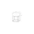 Taburet RELO, premer 40 cm, rumene barve