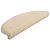 Prostirke za stepenice 20 kom 65x21x4 cm krem poluokrugle velike