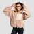 GymBeam Women‘s Sherpa Jacket Canyon