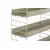 Hanah Home Zidna polica Cm-068-B, 98x21x100 cm,Siva