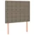 Vidaxl Box spring postelja z vzmetnico taupe 90x200 cm blago