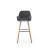 eoshop Barski stol H-93, temno siva