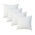Aberto Design Set jastuka Kirlent Ici, 45x45cm, 4 komada, Beli