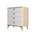 Hanah Home Komoda Versa 80x90,8x45cm Hrast-Bela