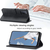 Etui Techsuit Diary Book za Honor Magic7 Lite - črn