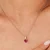 Brosway Srebrni obesek Fancy Passion Ruby Heart FPR20