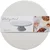 Excellent Houseware Porcelanasti pladenj za torto, 28 cm, bel