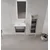 HANAH HOME Kupatilski ormarić sa umivaonikom i ogledalom (2 komada) Perla 80 571