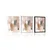 Plakat abstraktne oblike No10 - 30x45 silver