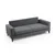 Atelier del Sofa Trosed na razvlačenje Nordic 90x85x210cm Tamnosivi
