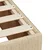 Vidaxl Box spring postelja z vzmetnico krem 180x200 cm blago