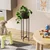 Aberto Design Dekorativna saksija GED-025, 23x78x23 cm, O 20 cm,, Crna