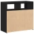 Kreveta Crni hrast 80 x 35 x 75 cm Konstruirano drvo