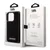 Maska za mobilni telefon iPhone 15 Pro KARL LAGERFELD HC RHINESTONE METAL PLATE LOGO, Crna