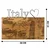 Wallity Zidna dekoracija I Love You Italy, 58x41 cm, Smeđe boje