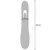 Rabbit vibrator z gibljivim prstkom
