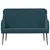 Vidaxl Klop modra 110x76x80 cm žamet