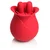 Bloomgasm The Rose Fondle 10X Massaging Rose Silicone Clit Stimulator Red