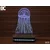 Black Cut 3D Lampa Meduza, Svetloplava