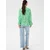 Kaffe Bluza Mathilde zelena/bela