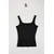 Trendyol Curve Ženska majica TBBSS26CV00001, Crna