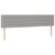 vidaXL Box spring postelja z vzmetnico LED sv. siva 160x200 cm blago
