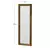 Hanah Home Ogledalo Smooth, 40x105cm, Zlatno