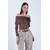 Trend Alacati Stili Ženska bluza Alc-X15152, Braon
