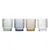 Kozarci v kompletu 4 ks 300 ml Flora – Salt&Pepper