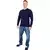 U.S. POLO ASSN. Pulover temno modra