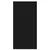 Ormar za Zid LUCCA Crna 40 x 31 x 80 cm Konstruirano drvo