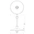 Luster na sajli MISTIC 1xGX53/15W/230V bordo