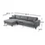Atelier Del Sofa Ugaona sofa nordijski ugaoni levi (Chl+3R)
